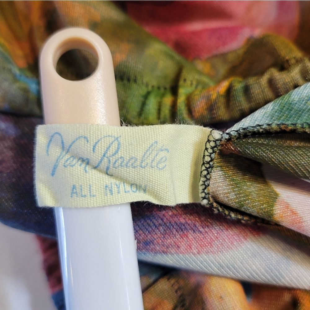 Van Roalte 60s Vintage Floral Multicolor Women's Half Slip Skirt - Picture 9 of 11